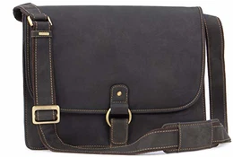 - Leder - Umhängetasche/Aktentasche/Schultertasche - GIANNI - (18797) - Öl Braun
