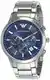 Emporio Armani Herren Chronograph Quarz Uhr mit Edelstahl Armband AR2448