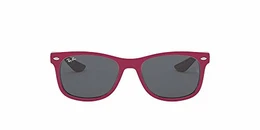 Unisex Wayfarer Junior Sonnenbrille, Rot (Gestell: Vorderseite Rot Fuxia, Ráckseite Grau Glas: Grau 177/87), Small Herstellergr e 47 EU