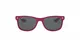 Ray-Ban Unisex Wayfarer Junior Sonnenbrille, Rot (Gestell: Vorderseite Rot Fuxia, Ráckseite Grau Glas: Grau 177/87), Small Herstellergr e 47 EU