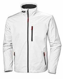 Herren Jacke Crew Midlayer wasserdichte, weiß (White), M