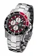 FIREFOX Zion FFS17-102 schwarz/rot Herrenuhr Armbanduhr Chronograph massiv Edelstahl Sicherheitsfaltschließe 10 ATM Water Resistant