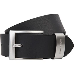 Gürtel Herren, Premium Echtleder-Gürtel Herren 40 mm breit, Echtleder Herrengürtel aus Vollrindleder schwarz, Größe/Size:85, Farbe/Color:schwarz