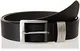 Ledergürtel Pierre Cardin, XXL bis BW150, im Stoffsäckchen, kostenlose Lieferung, schwarz 70007, BW130