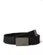 Urban Classics Unisex Canvas Belt Gürtel, Black, one size