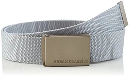Gürtel Canvas Belt Unisex, grey, one size