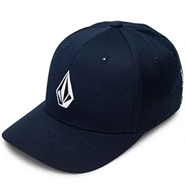Herren Full Stone Xfit Cap, Navy, S/M