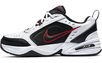 Nike Herren Air Monarch IV Sportschuh White/Black/Varsity Red