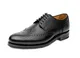 Gordon & Bros Levet 2318, Herren Businessschuhe und Schnürhalbschuhe (Brogue, Leder) Schwarz (Black), EU 43