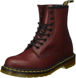 1460 Smooth 59 Last WHITE, Unisex-Erwachsene Combat Boots, Rot (1460 Smooth 59 Last CHERRY RED), 38 EU