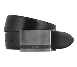 Gürtel Leder Herrengürtel Ledergürtel Kürzbar 35 mm Schwarz 520, Länge:100, Farbe:Schwarz