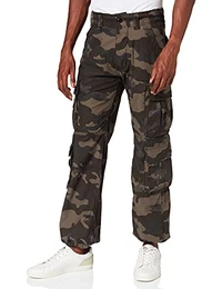 PURE VINTAGE TROUSER CARGOHOSE HOSE bis 7XL (Darkcamo)M