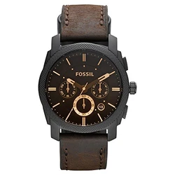 FOSSIL Uhr 'Machine' Schwarz/Braun