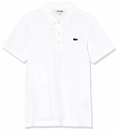 Herren Sport, Poloshirt L1230-00, Einfarbig, Gr. Medium (Herstellergröße: 48)(T4), Weiß (001 BLANC)