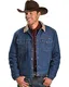 Wrangler Herren-Jeansjacke im Western-Stil, gefüttert, Denim/Decke, 52