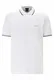 BOSS Herren Paddy Poloshirt aus Baumwoll-Piqué mit Streifen an Kragen und Ärmelbündchen