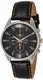 Seiko Chronograph Herren-Uhr Edelstahl mit Lederband SNDC89P2