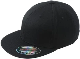 Myrtle Beach Uni Cap Flexfit Flatpeak, black, S/M, MB6184 bl