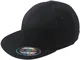 Myrtle Beach Uni Cap Flexfit Flatpeak, black, S/M, MB6184 bl