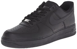 Nike Herren Air Force 1 '07 Sneakers schwarz/schwarz