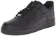 Nike Herren AIR FORCE 1 ''''07'''' Low-Top, schwarz/schwarz, 44 EU