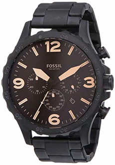 Fossil Herren Chronograph Quarz Uhr Nate JR1356