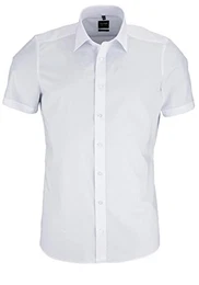 Level Five Body Fit - Short Sleeve Men''''s Shirt white 42 EU