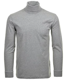 Herren Unterzieh Rolli, Grau-melange, M