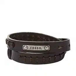 Armband Für Männer Vintage Casual, Double Wrap Gesamtlänge: 480mm Braun Lederarmband, JF87354040