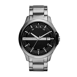 Herren Analog Quarz Uhr mit Edelstahl Armband AX2103