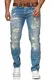 Redbridge by Cipo & Baxx Herren Jeans RB-1712, Blau, W30 / L32