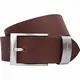 Pierre Cardin Vollbüffel 4mm Echt Leder-Gürtel Herren / Vollleder-Gürtel Herren, Jeansgürtel XXL mit Metallschlaufe, Größe / Size:105;Farbe / Color:braun