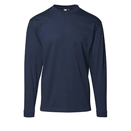 Herren Langarm T-Shirt, Navy, 6XL