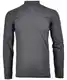 RAGMAN Herren RAGMAN Stehkragenshirt langarm Gr. M, Anthrazit-019