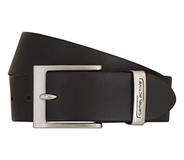 Gürtel Ledergürtel Herrengürtel Herrenledergürtel Kürzbar Schwarz 1020, Farbe:Schwarz, Länge:125 cm