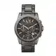 Armani Exchange Uhr für Herren , QuarzChronographenwerk, 45mm Gunmetal Edelstahlgehäuse mit Edelstahlarmband, AX2086