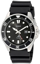 , Herren-Uhr Core MDV106–1 AV, Schwarz, Kunstharz, Quarzuhr mit schwarzem Zifferblatt