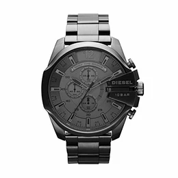 Herren Chronograph Quarz Uhr mit Edelstahl Armband DZ4282