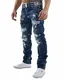 Redbridge Herren Jeans Hose Destroyed Denim Jeanshose RB-162 Dunkelblau W32 L32