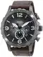Fossil Herren Chronograph Quarz Uhr mit Leder Armband JR1424