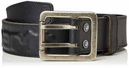 2217BLK Logo Gürtel, W38, schwarz, 2217