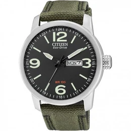 Herren Analog Quarz Uhr mit Nylon Armband BM8470-11EE