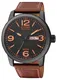 Citizen Herren Analog Quarz Uhr mit Leder Armband BM8476-07EE