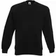 Fruit of the Loom Herren 62-202-0 Sweatshirt, Schwarz, XXXL