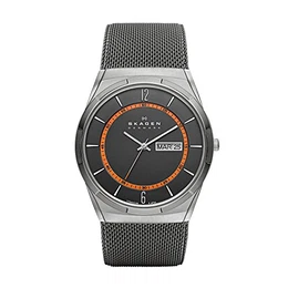 Herren Analog Quarz Uhr mit Edelstahl Armband SKW6007