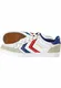 hummel HUMMEL STADIL LOW, Unisex-Erwachsene Sneakers, Weiß (White/Blue/Red/Gum), 43 EU (9 Erwachsene UK)