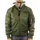 Alpha Industries Herren MA-1 D-Tec Bomberjacke, Grün (Sage-Green 01), Large