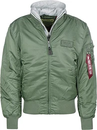 Herren Fliegerjacke MA-1 D-Tec, Green, Gr. M