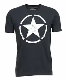 Herren Star T T-Shirt, Schwarz (Black 03), Small