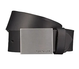 Herren Gürtel Herrengürtel Leder Gürtel Ledergürtel 40 mm schwarz, Länge:85